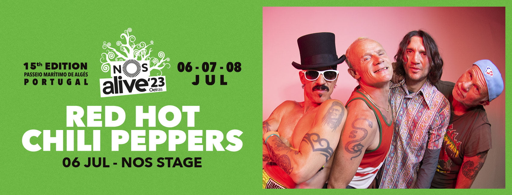 red hot chili peppers nos alive 2023