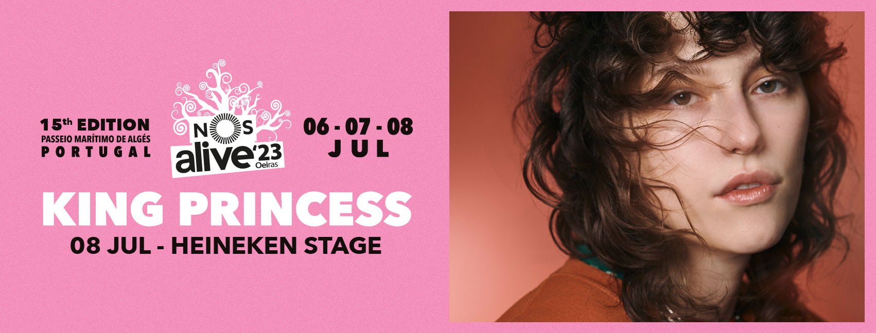 king princess nos alive stage heineken 2023