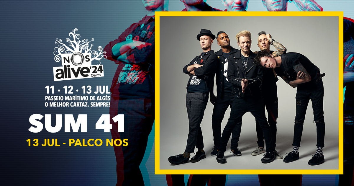 sum 41 nos alive 2024 stage nos lisboa portugal