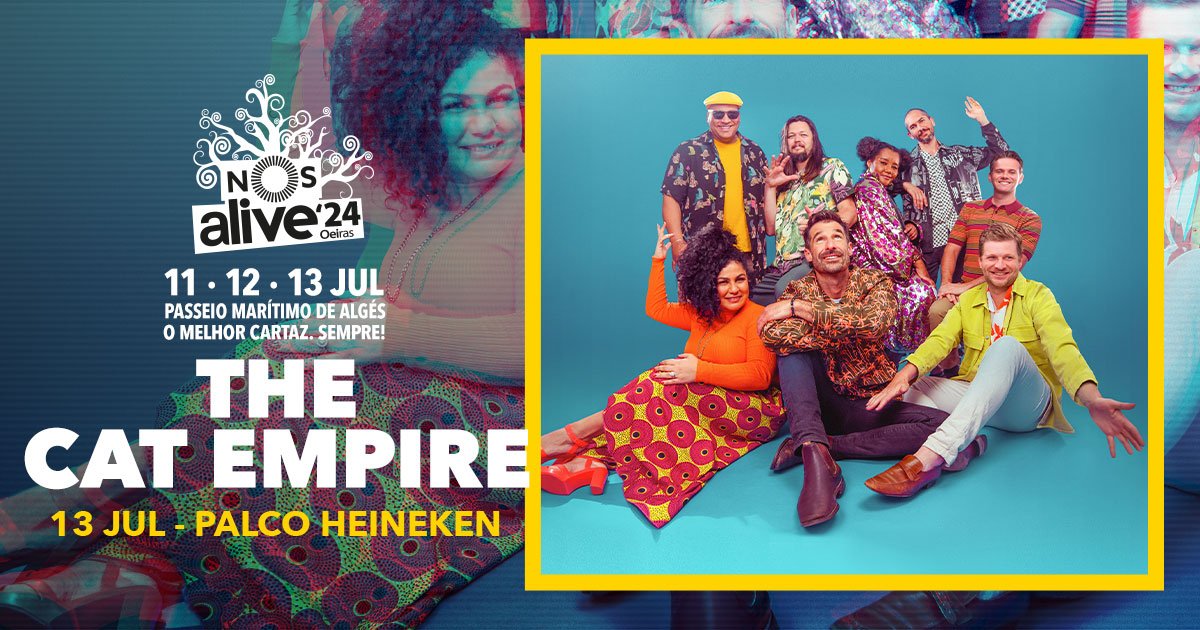 the cat empire nos alive 2024 palco heineken stage portugal lisbon