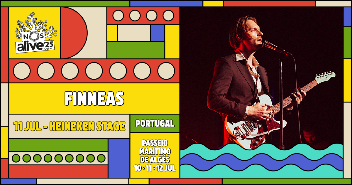 finneas nos alive heineken stage july 2025 lisbon portugal